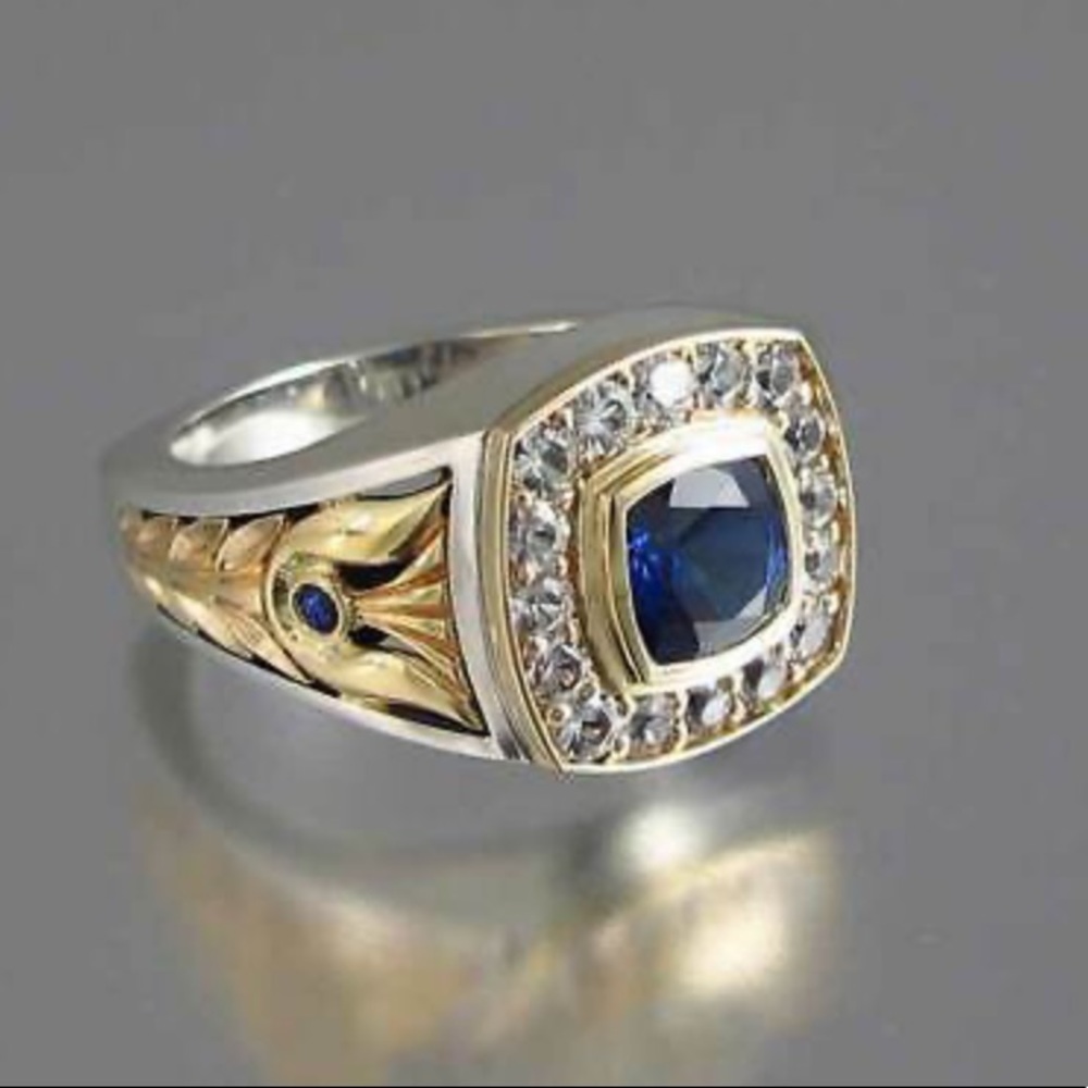 NEW 925 Two tone Ring - Picture 9 of 9